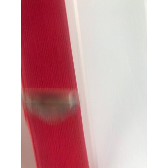 Vtg LEVI'S Red Stretchy Elastic Braces Suspenders Silver Tone Accents 2" Wide - Picture 9 of 9